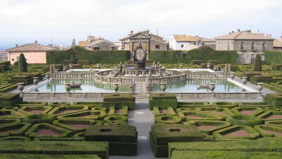 panoramica di villa lante
