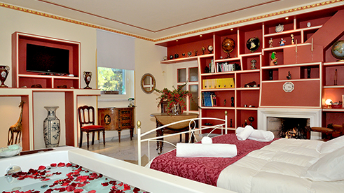 bagno stanza rossa